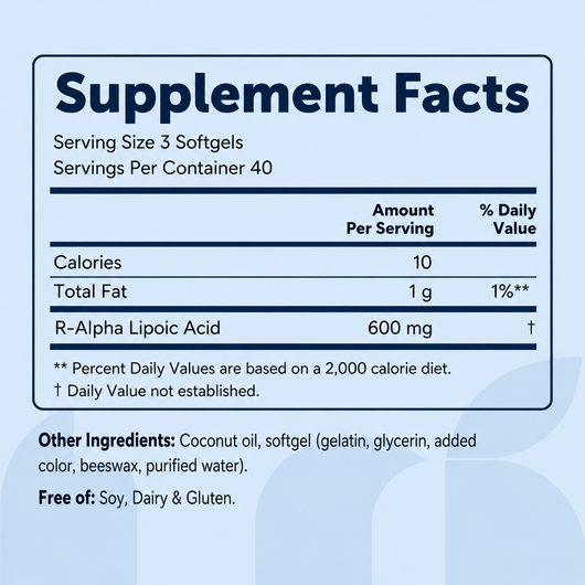 Velura™ R Alpha Lipoic Acid