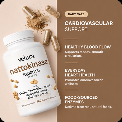 Nattokinase - 10,000 FU Enteric Coated Softgels