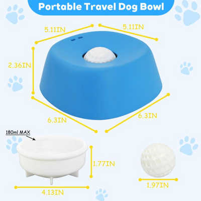Velura - Rolling Dog Bowl
